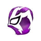 SHOCKER Adult Lucha Libre Wrestling Mask (pro-fit) Purple/White