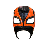 SHOCKER Lucha Libre Wrestling Mask (pro-fit) Black/Orange