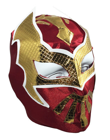SIN CARA Youth Young Adult Lucha Libre Wrestling Mask - Burgundy