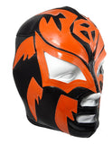 SOMBRA Lucha Libre Wrestling Mask (pro-fit) Black/Orange