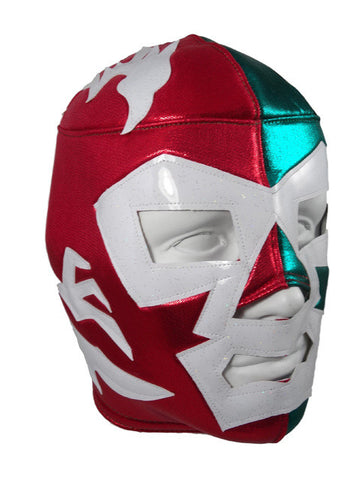 DR. WAGNER Lucha Libre Wrestling Mask (pro-fit) Red/Green