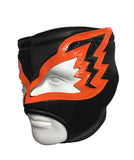WHITE HAWK Lucha Libre Wrestling Mask (pro-fit) Black/Orange