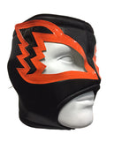 WHITE HAWK Lucha Libre Wrestling Mask (pro-fit) Black/Orange