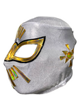 MÍSTICO (pro-LYCRA) Adult Lucha Libre Wrestling Costume Mask - Silver Dust